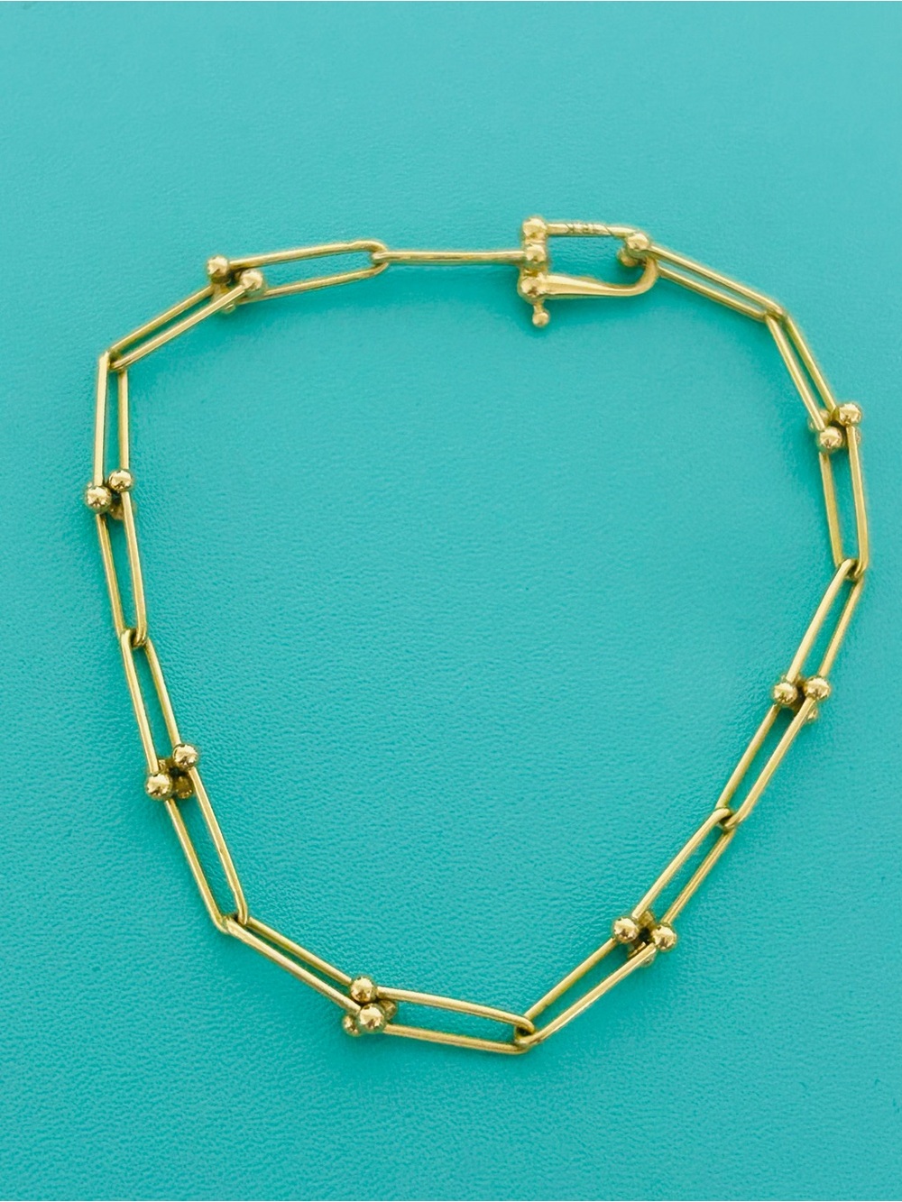 18K Gold Flat Hardware Bracelet ✨